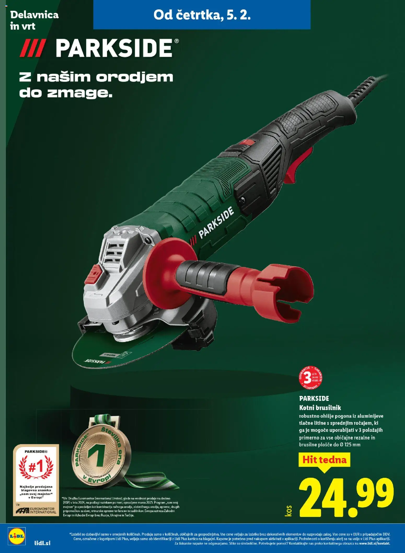 Novi Lidl katalog ponudbe – veljaven od 05.02.2026 | Stran: 18 | Izdelki: Brusilnik