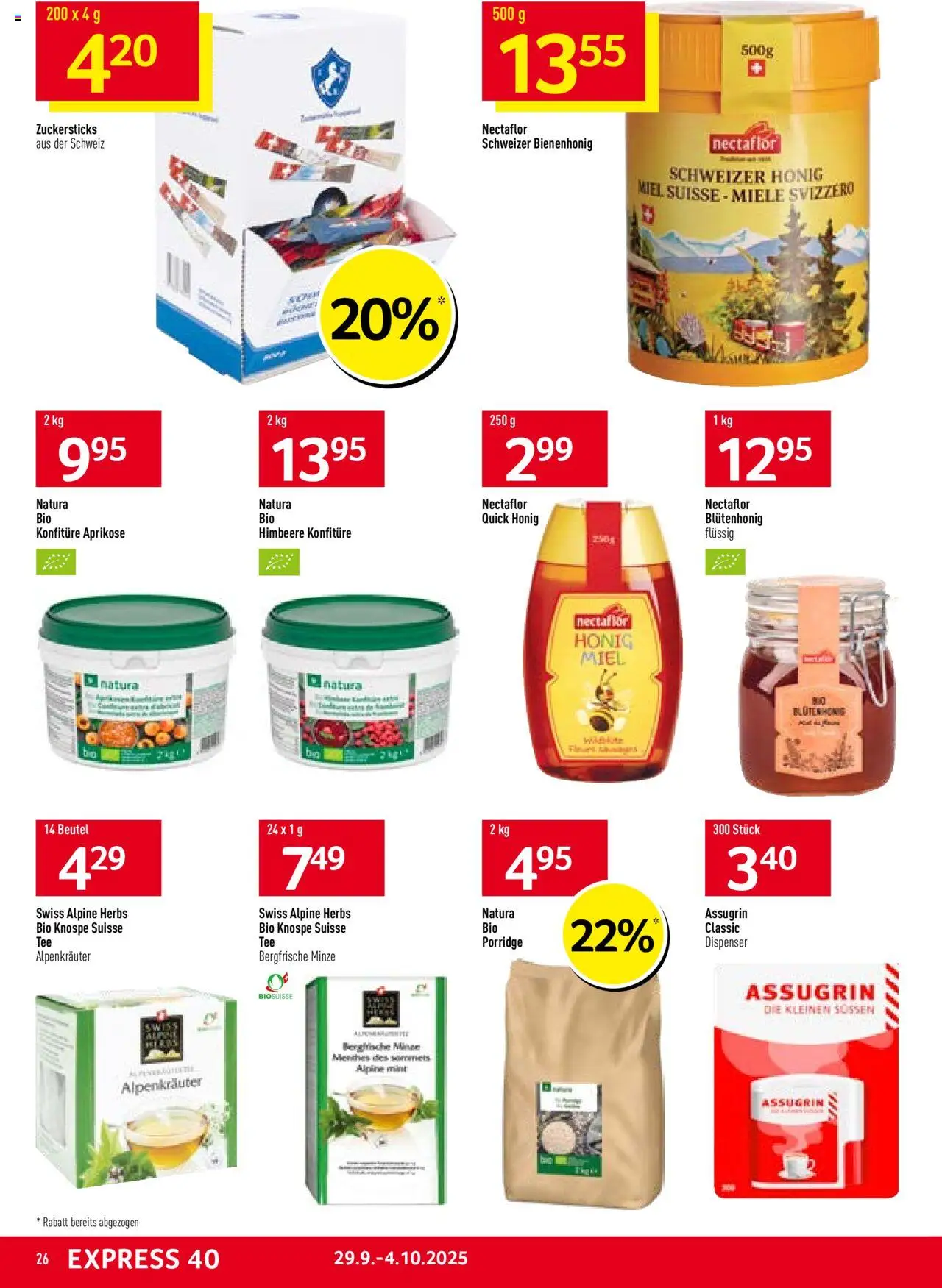 Prodega Aktionen – gültig ab 29.09.2025 | Seite: 26 | Produkte: Himbeere, Miele