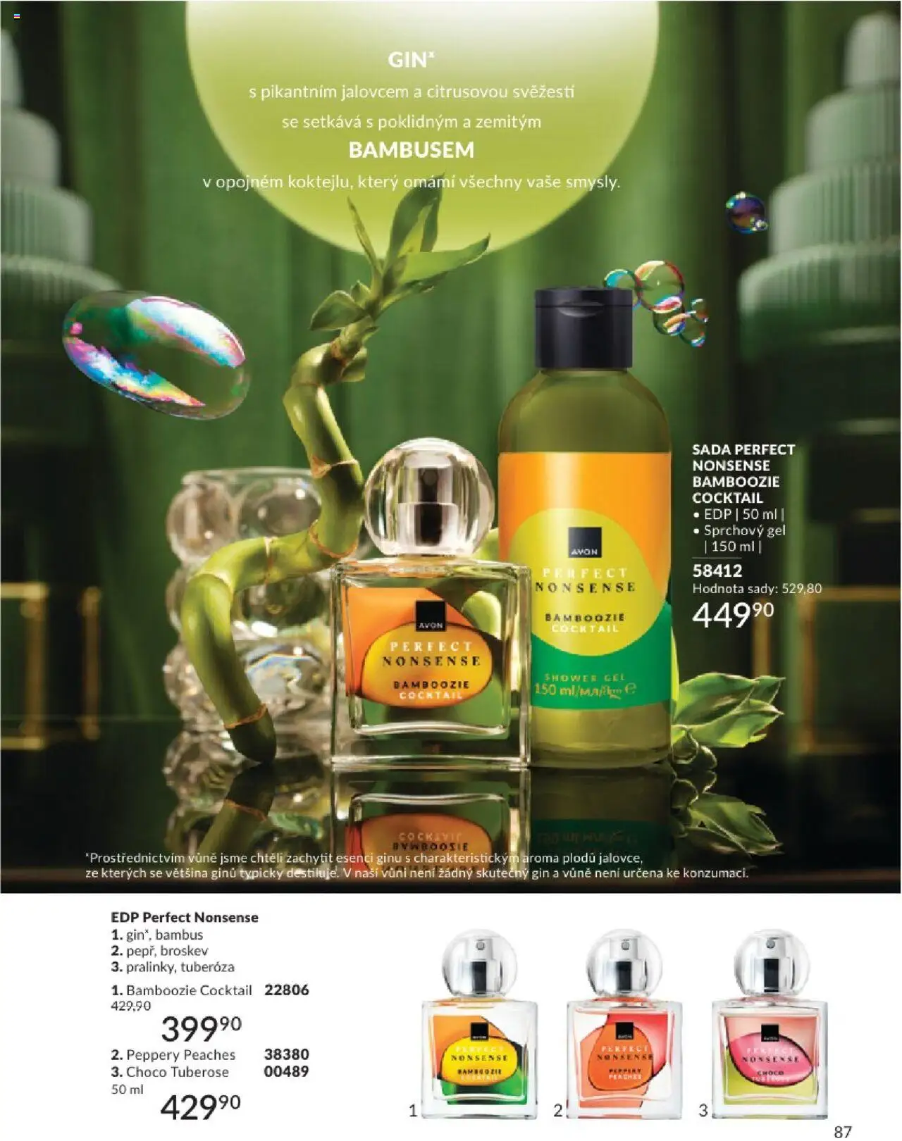 Avon katalog 8/2025 od 31.07.2025 | Strana: 87 | Produkty: Sprchový gel, Gin