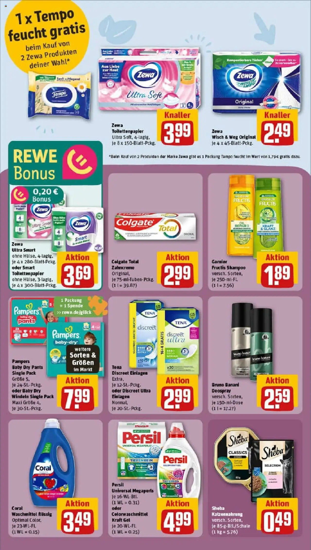 Rewe prospekt Dortmund	 - gültig ab dem 13.07.2025 | Seite: 22 | Produkte: Pampers, Coral waschmittel, Zewa, Deospray