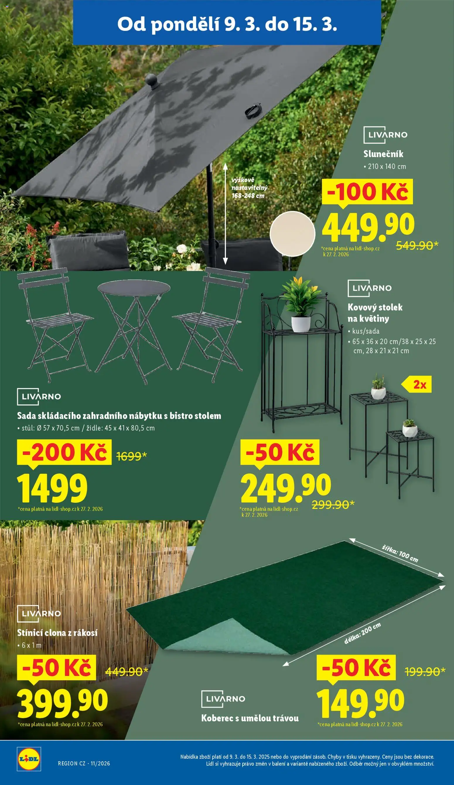 Lidl leták - Zahradní šuškanda od 24.02.2026 | Strana: 18 | Produkty: Květiny, Stolek, Stůl, Židle