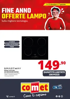 Anteprima del volantino Volantino Comet	 valido a partire dal 27.12.2025 | Pagina: 68 | Prodotti: Piano cottura