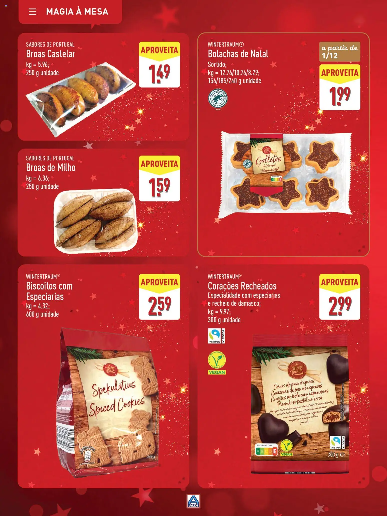 Aldi folheto │ válido de 22.11.2025 | Página: 36 | Produtos: Bolachas, Bolo, Biscoitos, Milho