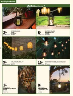 Auchan - Prévisualisation de Auchan - Jardinage, meubles jardin valide à partir de 03.03.2026 | Page: 28 | Produits: Suspension, Guirlande solaire