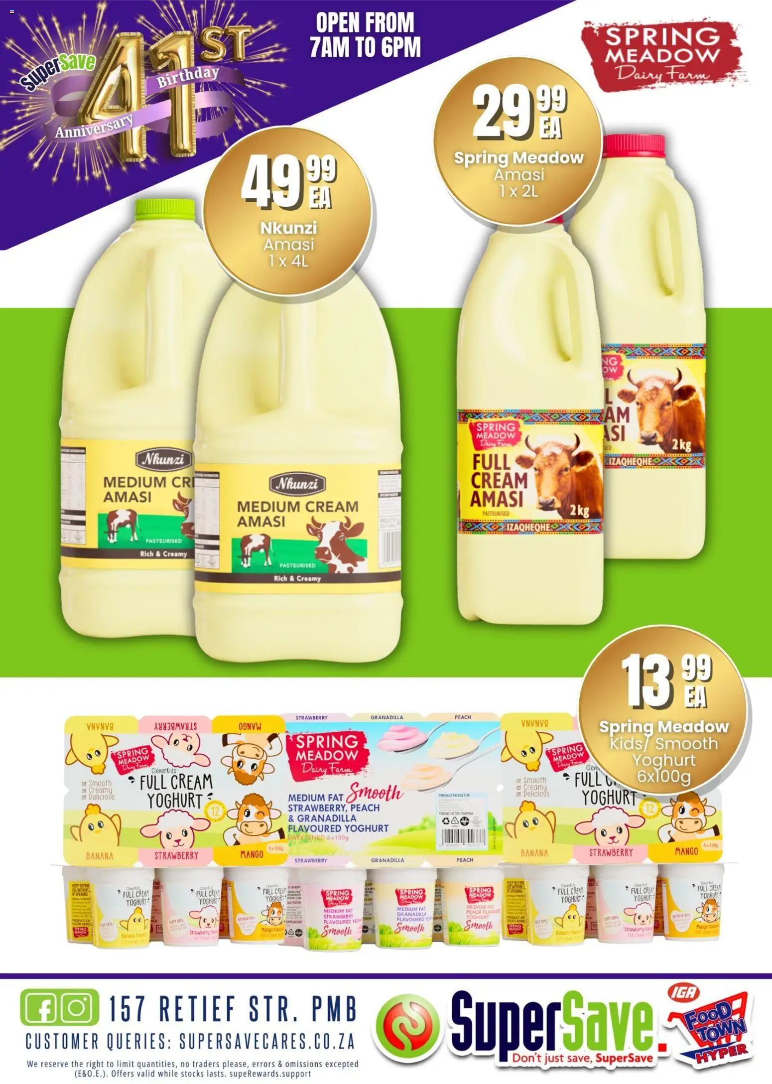 New Super Save catalogue – valid from 31.10.2025 | Page: 95 | Products: Yoghurt, Cream, Mango, Peach
