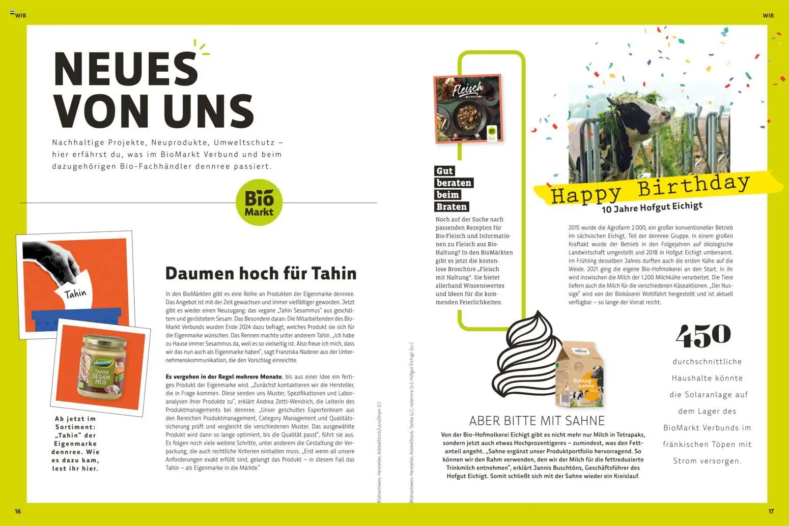 Denns BioMarkt  KREO Magazin gültig ab 21.10.2025 | Seite: 9 | Produkte: Sahne, Milch