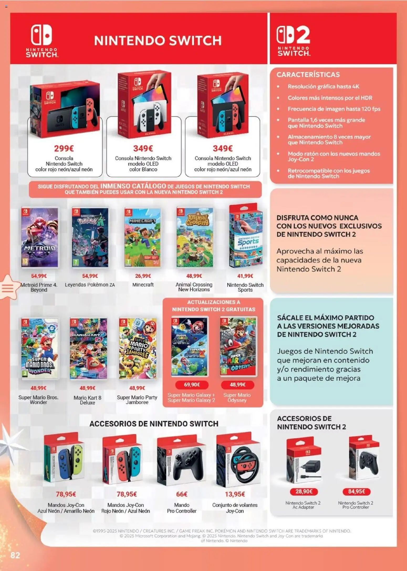 E.Leclerc - Juguetes  │ válido desde el 03.11.2025 | Página: 82 | Productos: Consola Nintendo, Consola, Nintendo