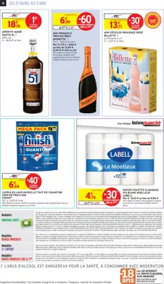 Intermarché - Prévisualisation de Intermarché catalogue valide à partir de 21.04.2026 | Page: 10 | Produits: Lave-vaisselle, Parfum, Détergent, Vin