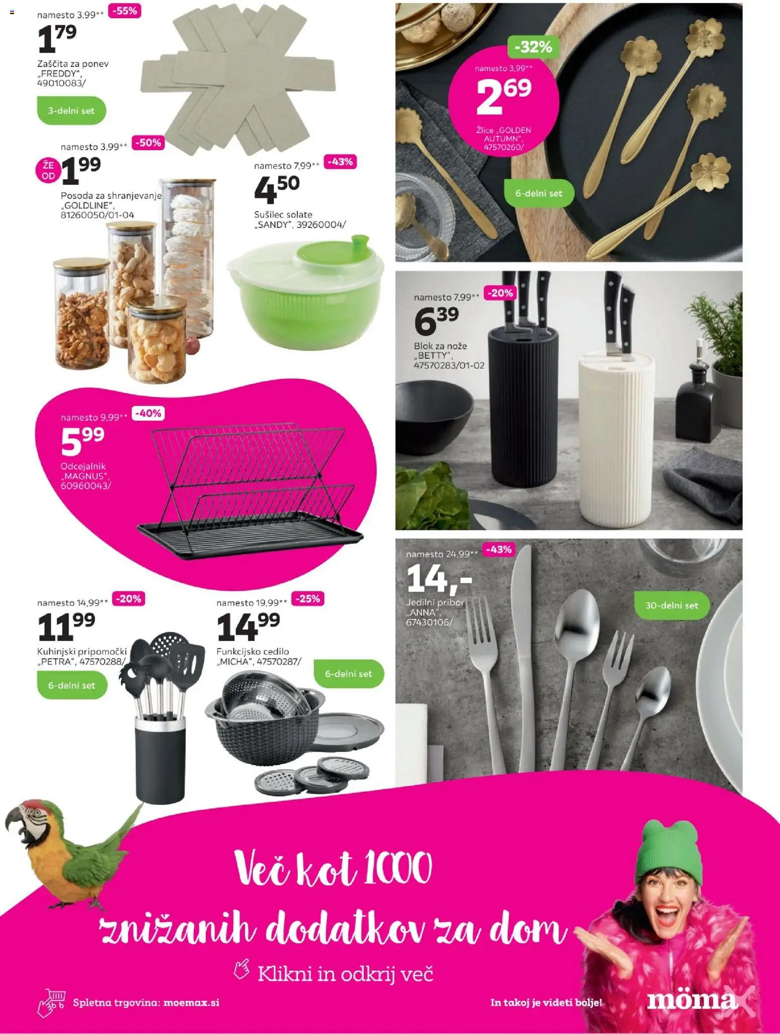 Novi Mömax katalog ponudbe – veljaven od 19.01.2026 | Stran: 5 | Izdelki: Pribor, Blok