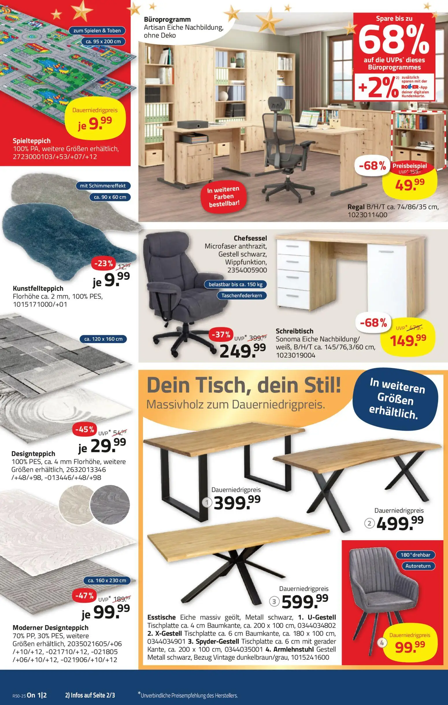 Roller Prospekt 	 – gültig ab 07.12.2025 | Seite: 12 | Produkte: Regal, Chefsessel