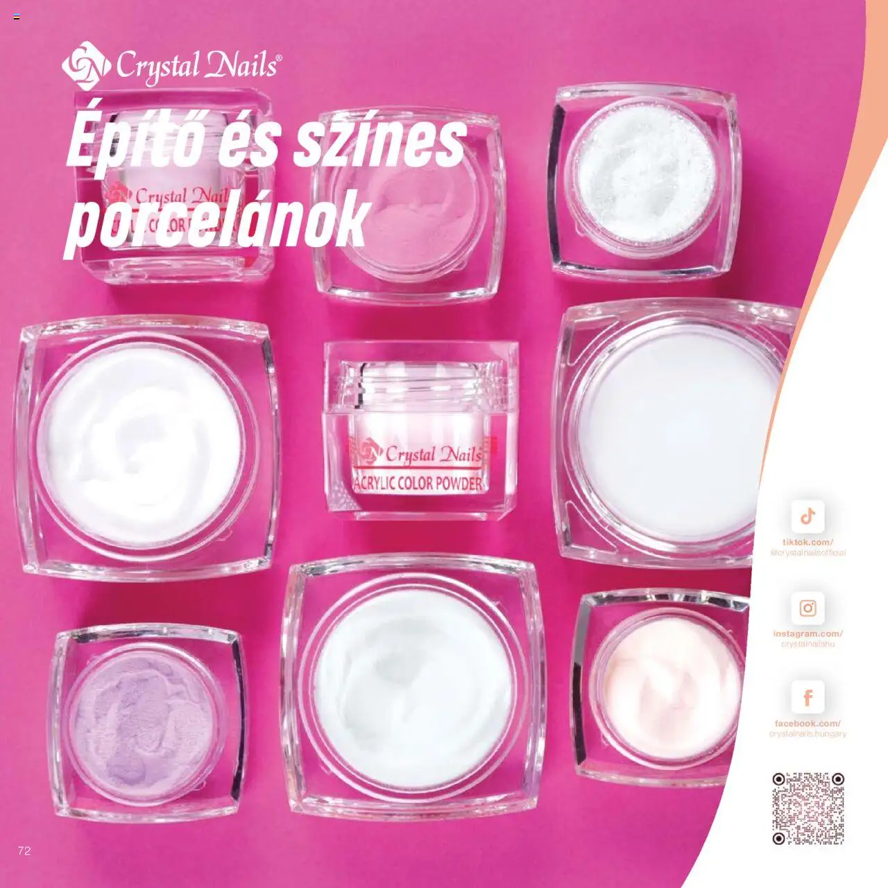 Crystal Nails akciós ujság - amely érvényes a következő dátumtól: 01.01.2024 | Oldal: 72