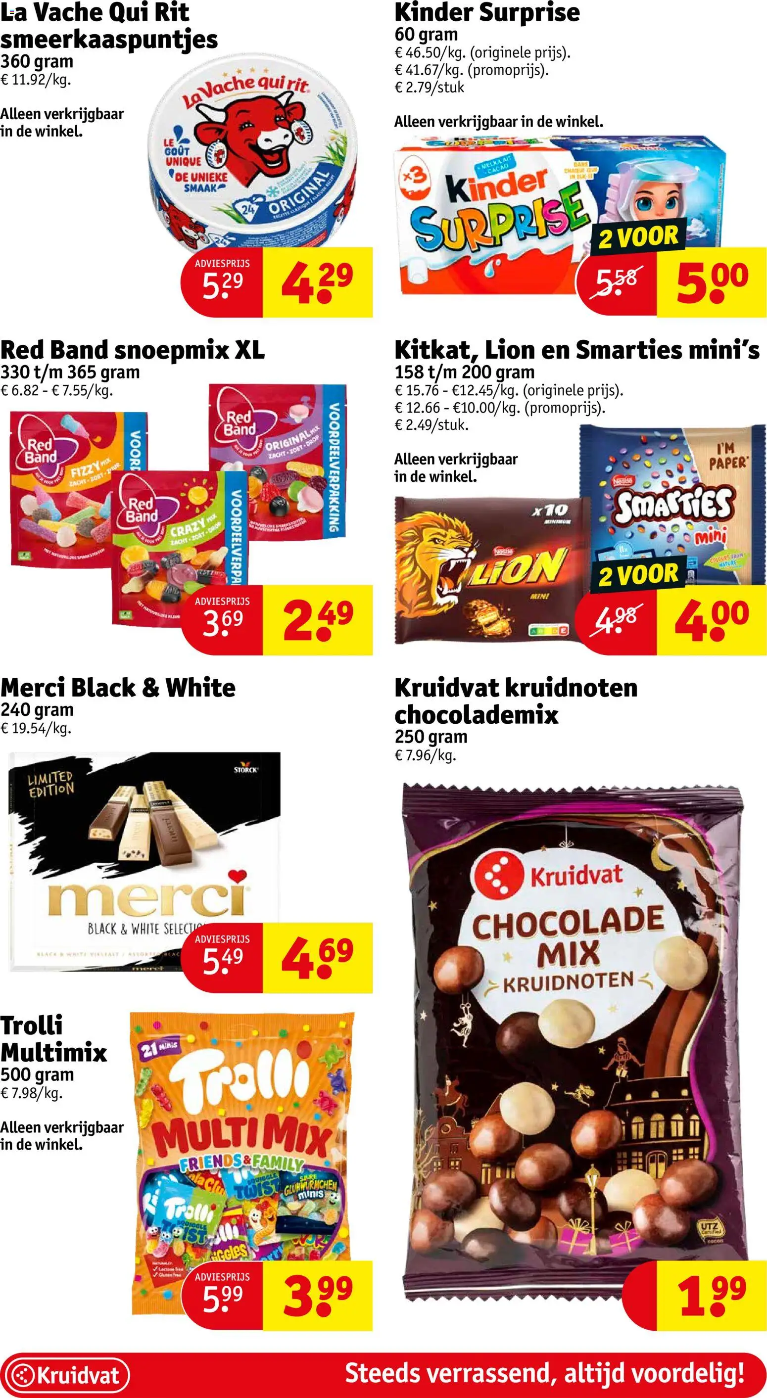 {H1} | Pagina: 27 | Producten: Kinder, La, Chocolade