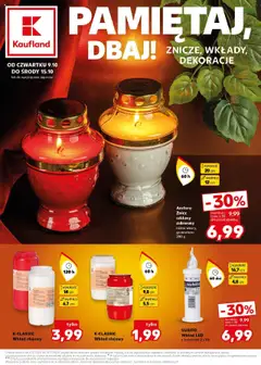 Pogląd oferty "Kaufland gazetka - Znicze" - ważna od 09.10.2025
