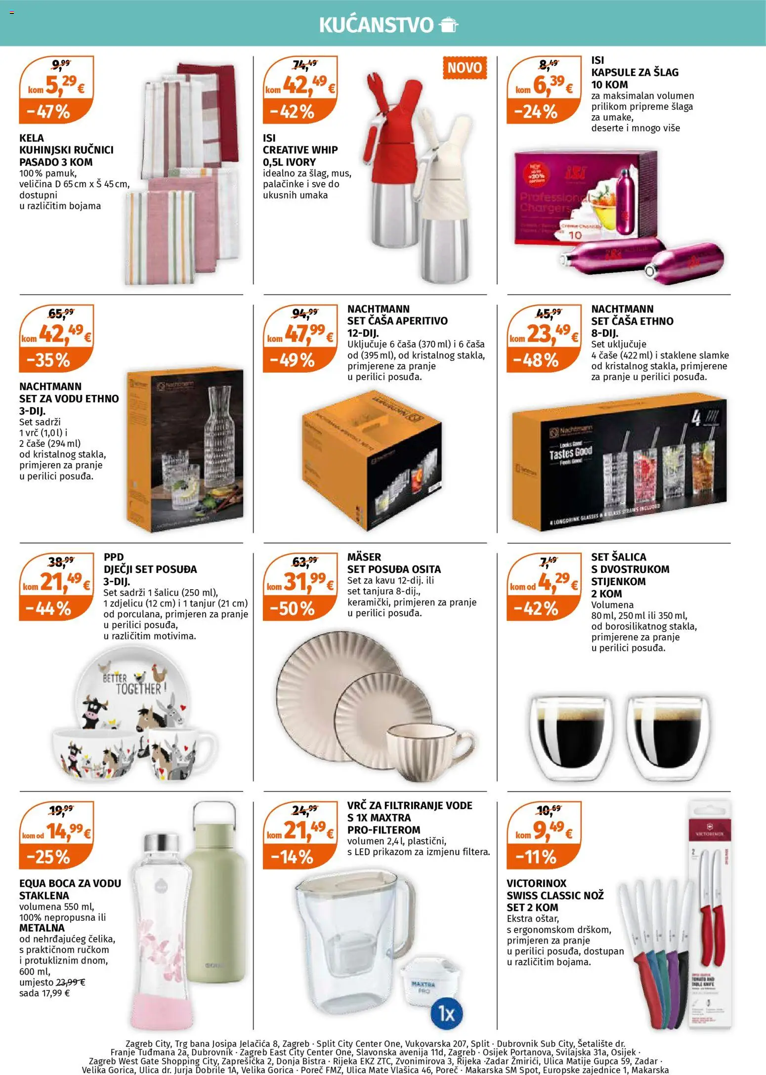 Müller katalog | vrijedi od 19.03.2026 | Stranica: 2 | Proizvodi: Set tanjura, Čaše, Šlag, Boca za vodu