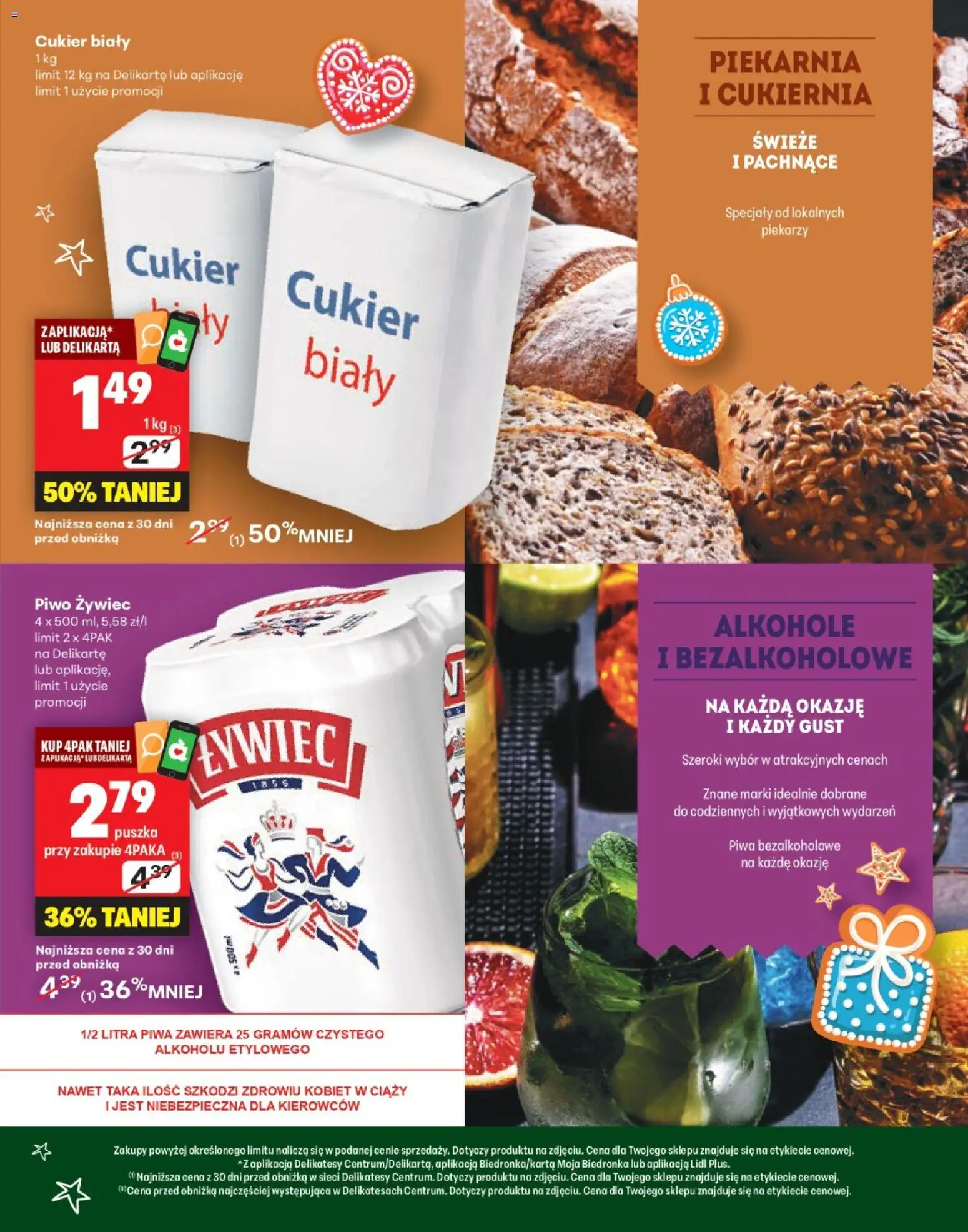 Delikatesy Centrum Gazetka - Jeleśnia Otwarcie od 20.11.2025 | Strona: 3 | Produkty: Piekarnia, Cukier biały, Piwo, Cukier