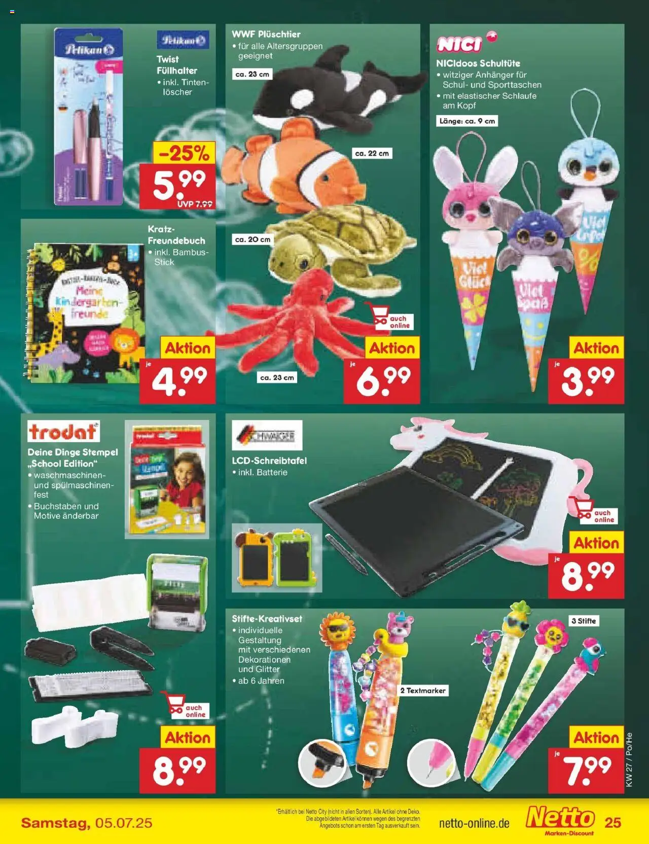 Netto Marken-Discount prospekt Amberg	 - gültig ab dem 29.06.2025 | Seite: 37 | Produkte: Batterie, Tablet
