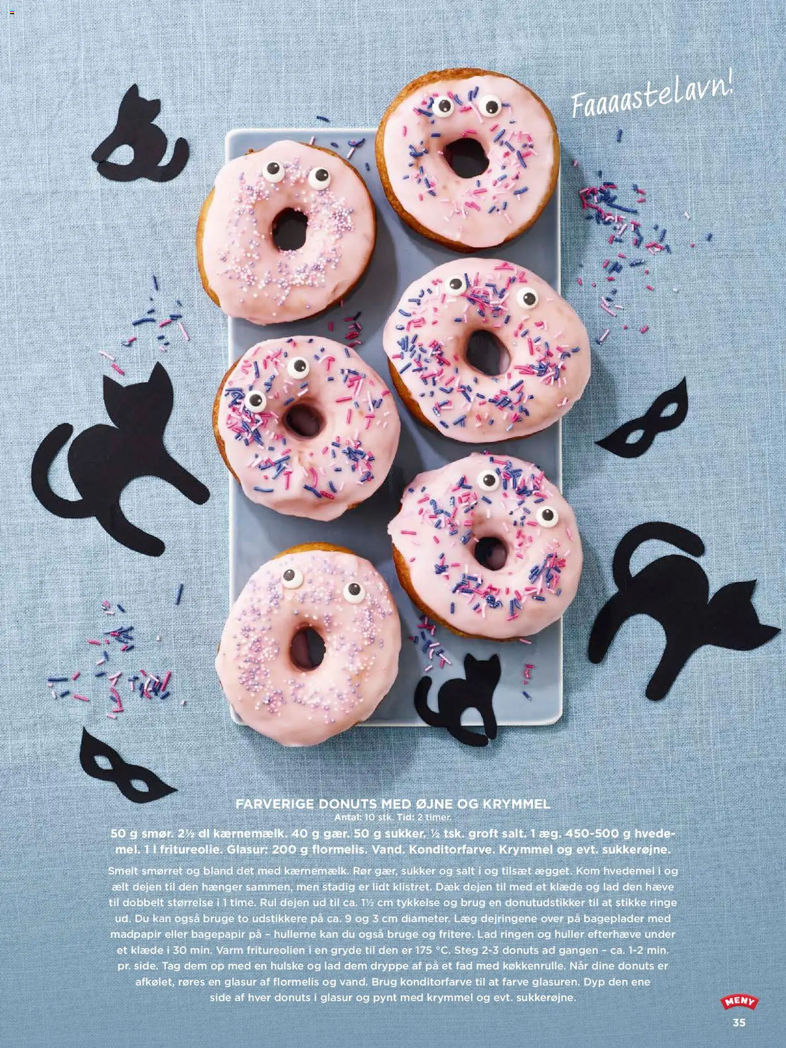 Meny tilbudsavis – gyldig fra 01.02.2026 | Side: 35 | Produkter: Hvedemel, Donuts, Salt, Flormelis