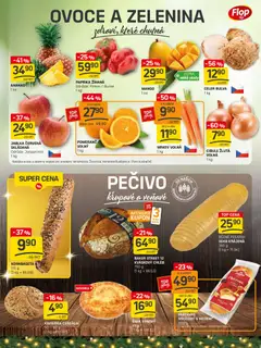 Náhled letáku Flop leták - FlopTop od 17.12.2025 | Strana: 3 | Produkty: Mango, Ananas, Kornbageta, Zelenina