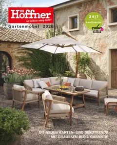 Höffner Prospekt Gartenmöbel ab 27.03.2026 gültig