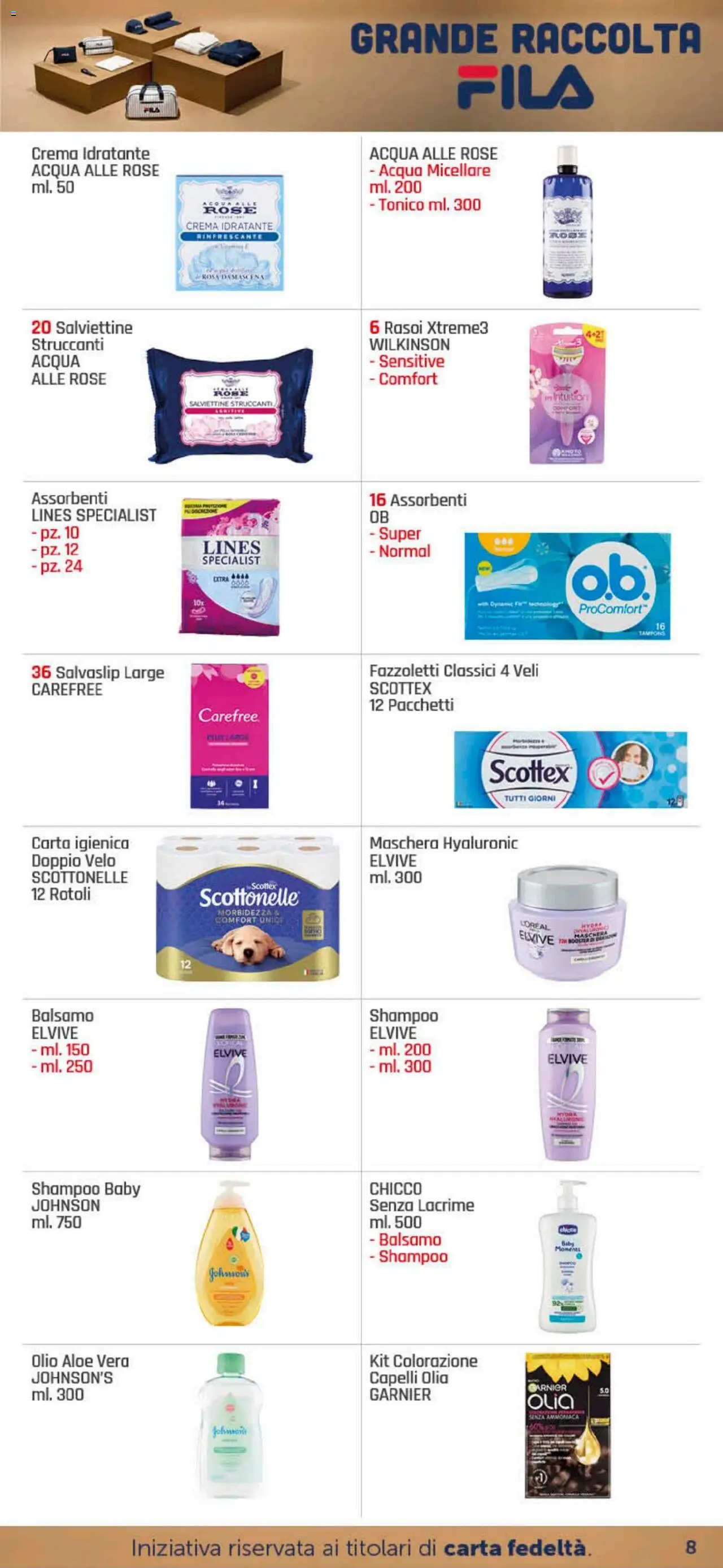 Volantino DOK del 29.09.2025 | Pagina: 8 | Prodotti: Shampoo, Maschera, Carta igienica, Aloe vera