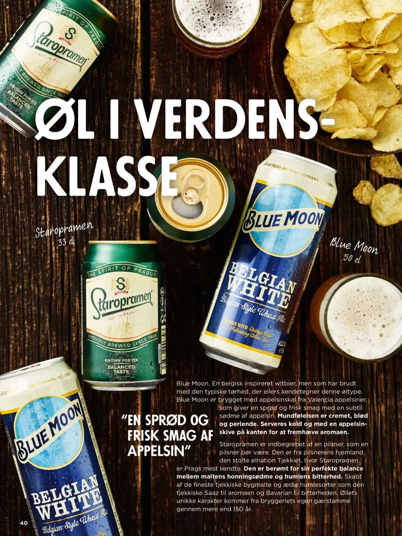 Meny Tilbudsavis gyldig fra 01.08.2025 | Side: 40 | Produkter: Øl, Søm