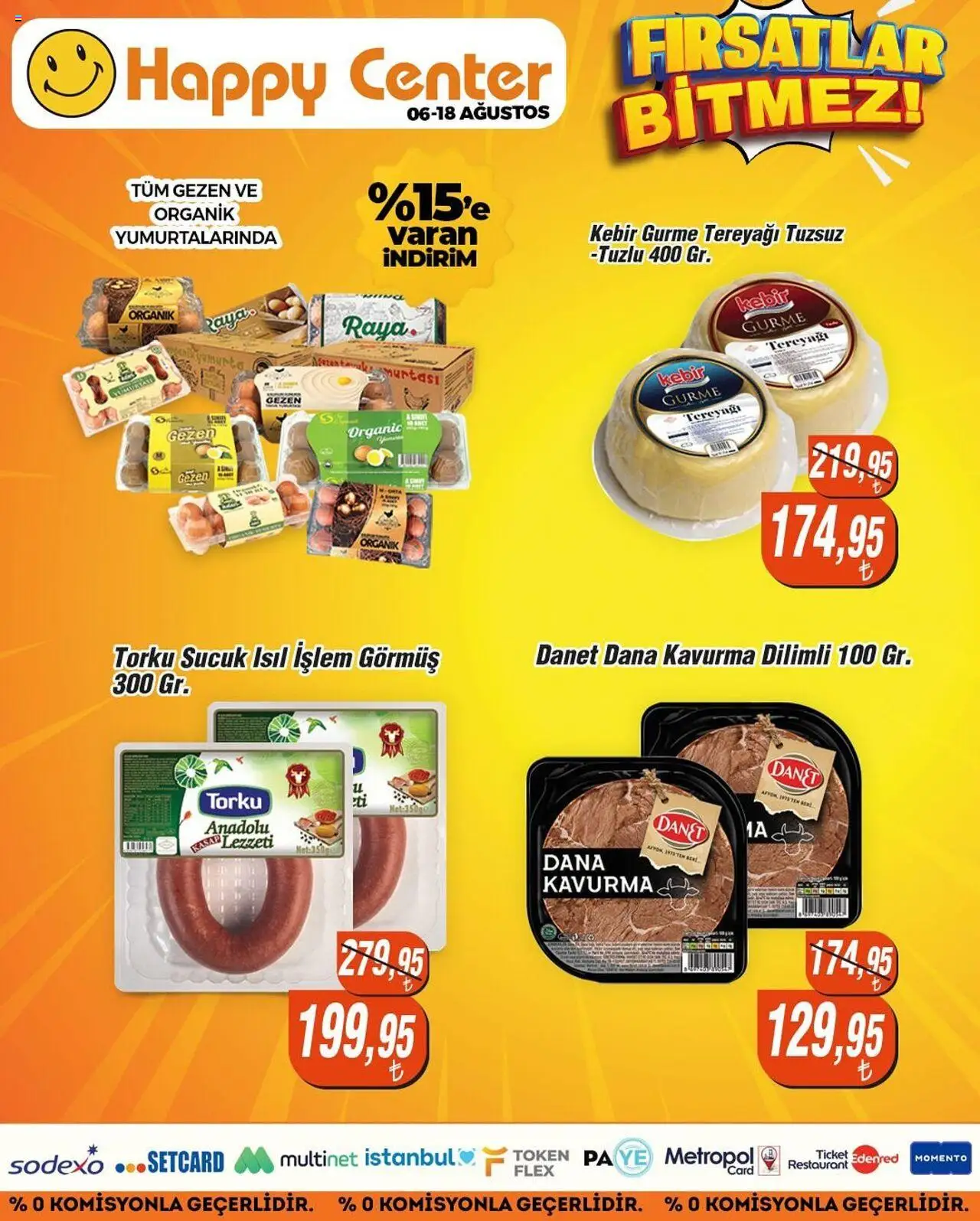 Happy Center Katalog - 06.08.2025 tarihinden itibaren geçerlidir | Sayfa: 11 | Ürünler: Tereyağı, Sucuk
