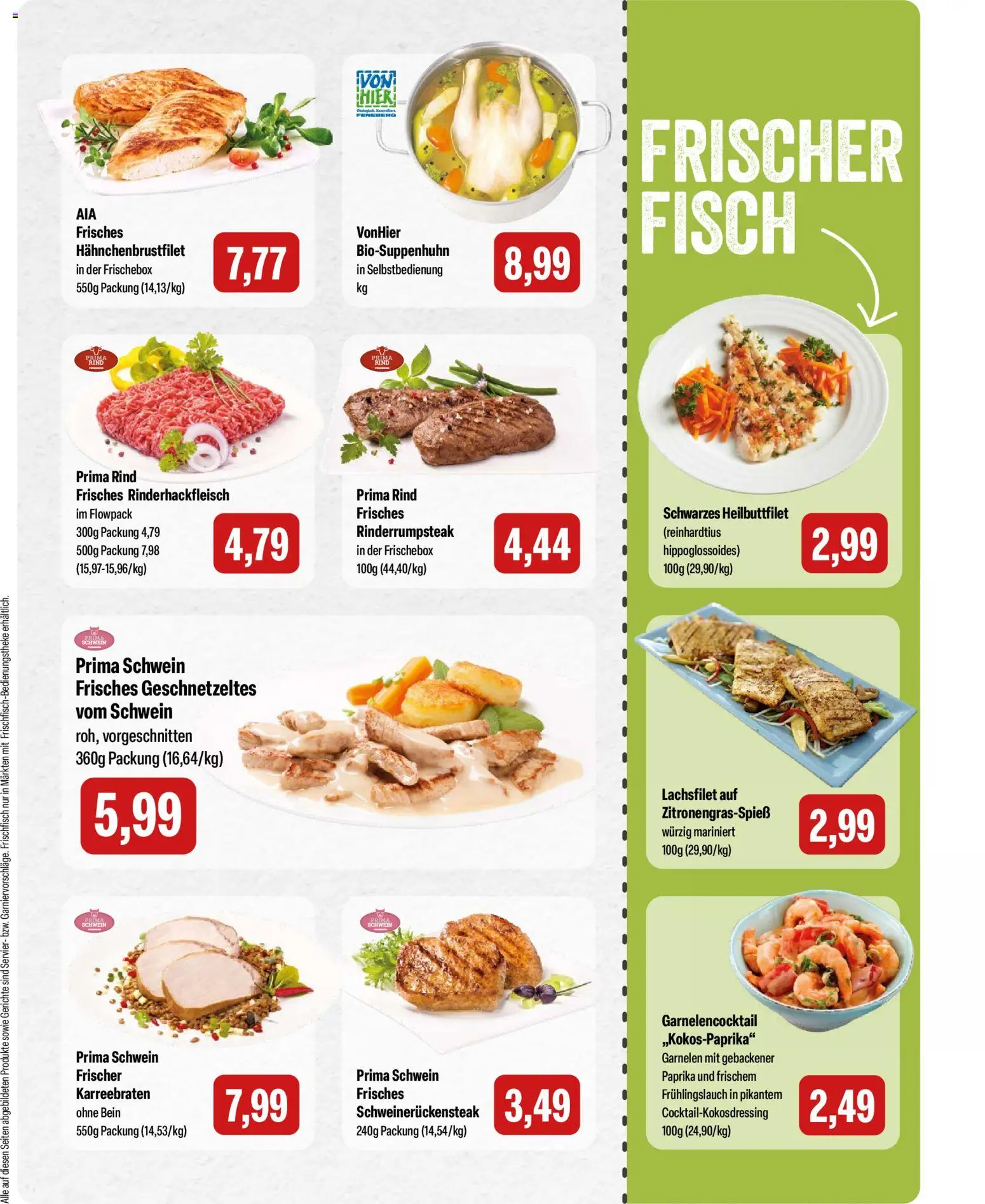 Feneberg Angebote – gültig ab 26.02.2026 | Seite: 3 | Produkte: Garnelen, Fisch, Paprika
