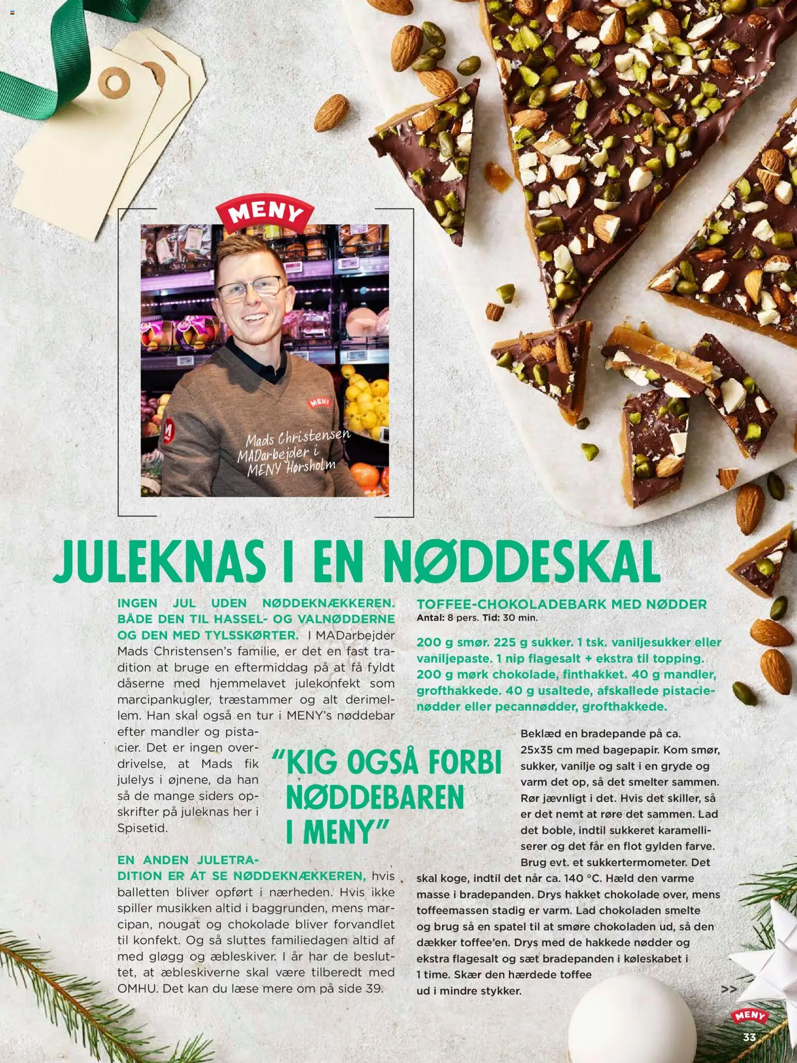 Meny tilbudsavis – gyldig fra 28.11.2025 | Side: 33 | Produkter: Nødder, Salt, Nougat, Søm