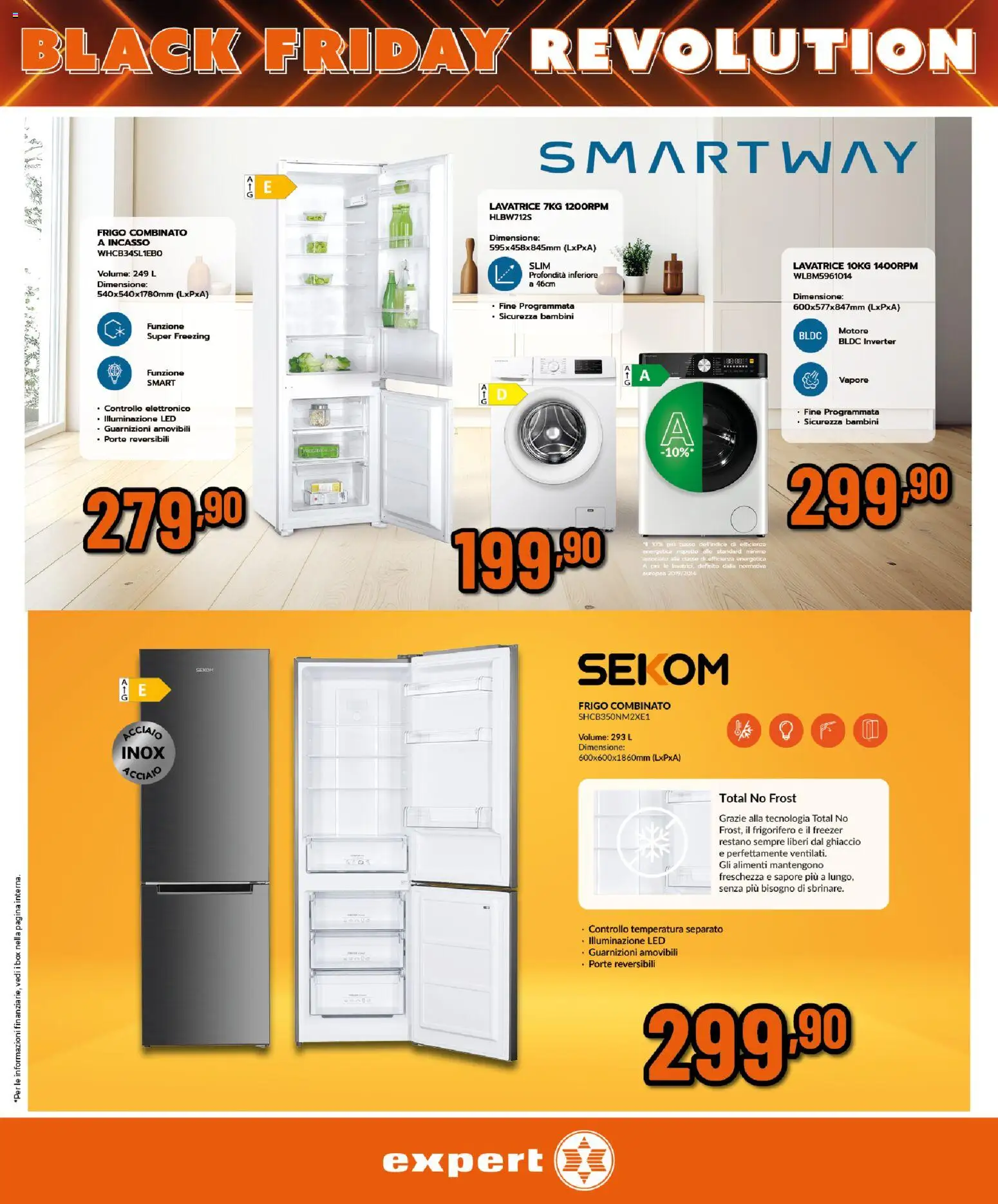 Volantino Expert del 17.11.2025 | Pagina: 24 | Prodotti: Freezer, Lavatrice, Frigorifero