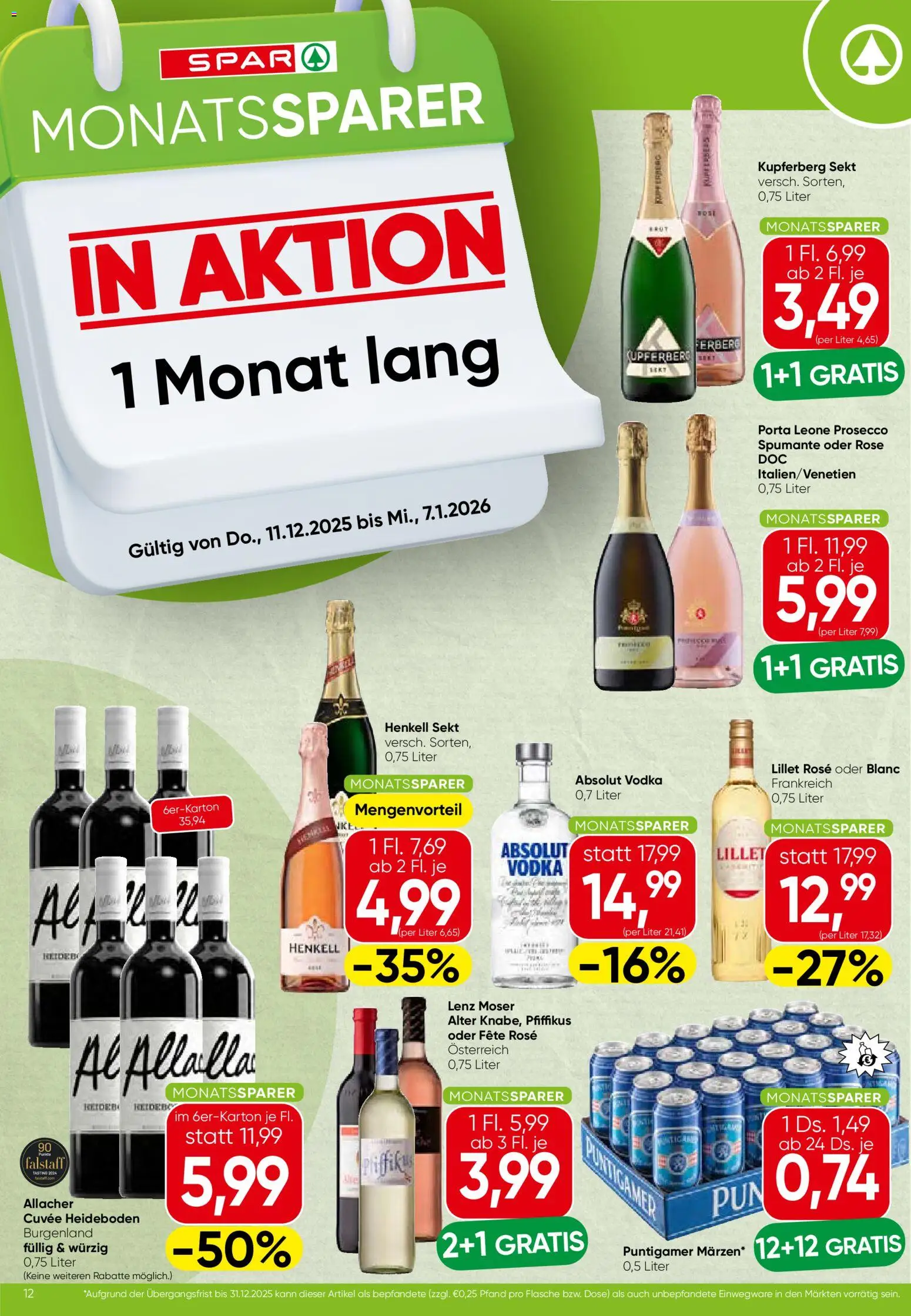 Spar Flublatt - Kärnten gültig ab 11.12.2025 | Seite: 12