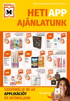Müller Akciós újság - amely érvényes a következő dátumtól: 16.02.2026