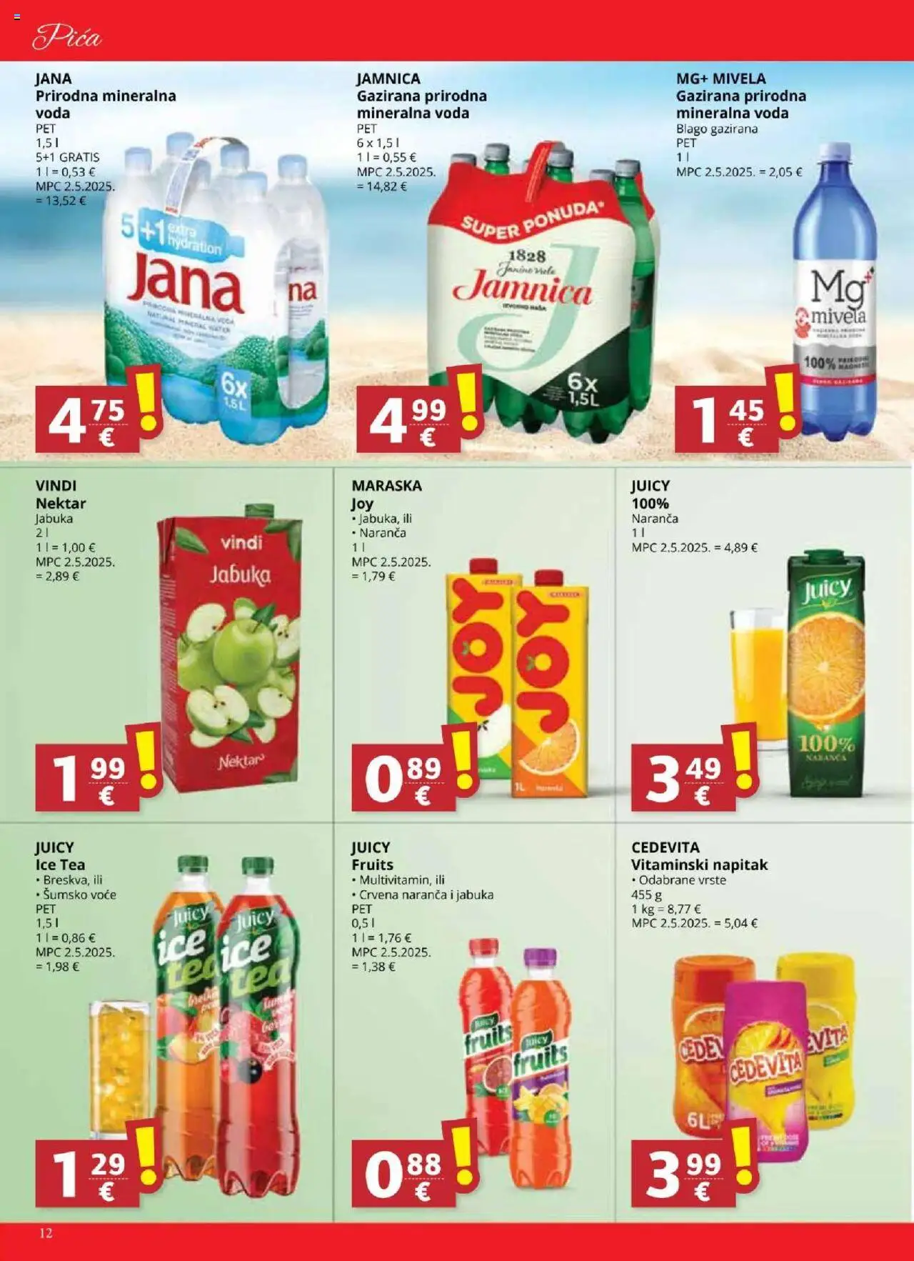 Ultra Gros katalog | vrijedi od 10.09.2025 | Stranica: 12 | Proizvodi: Mineralna voda, Jamnica, Voće, Jabuka