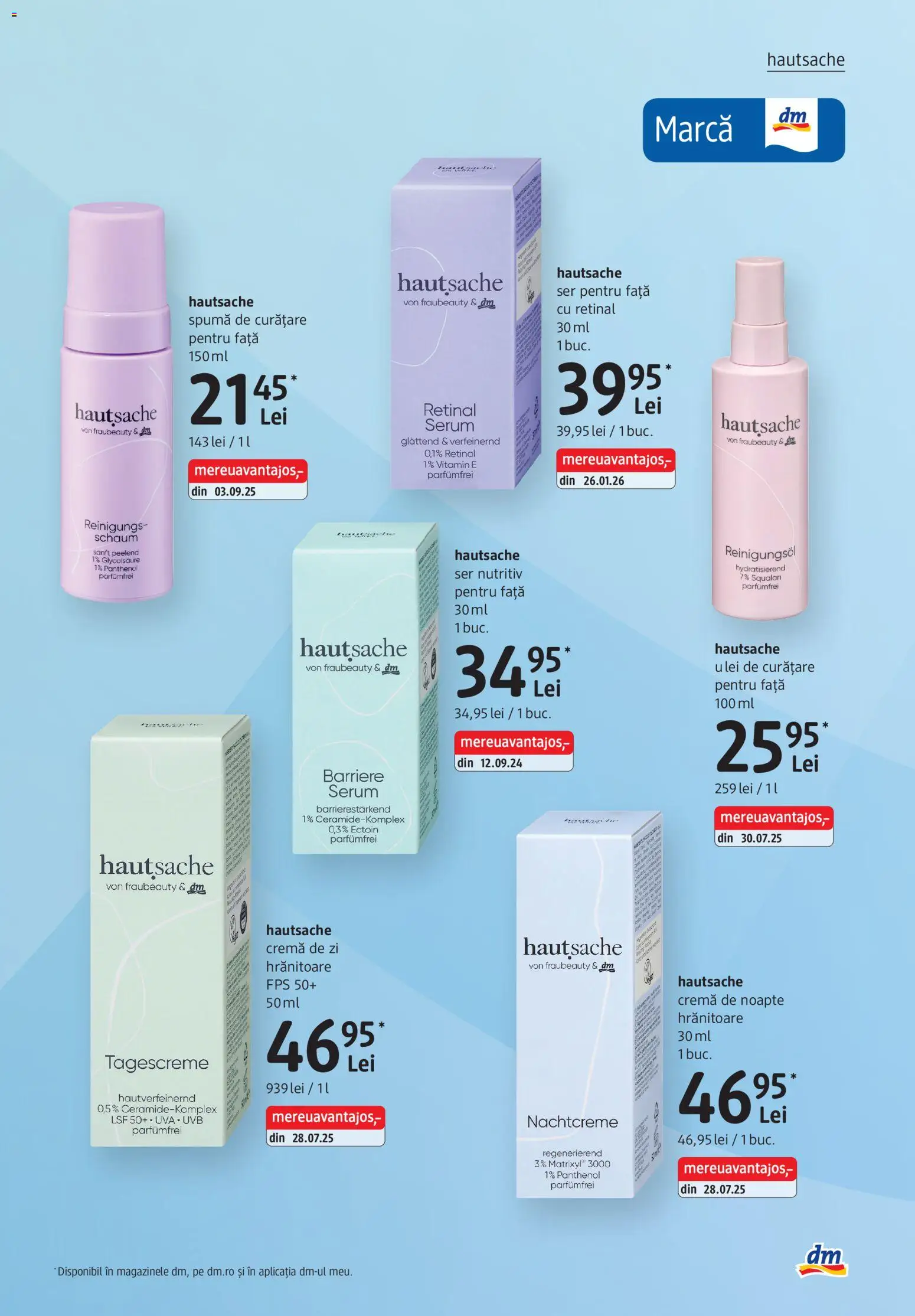 Noul catalog DM drogeriemarkt – valabil de la 05.03.2026 | Pagină: 15 | Produse: Serum, Cremă de noapte, Cremă, Ulei