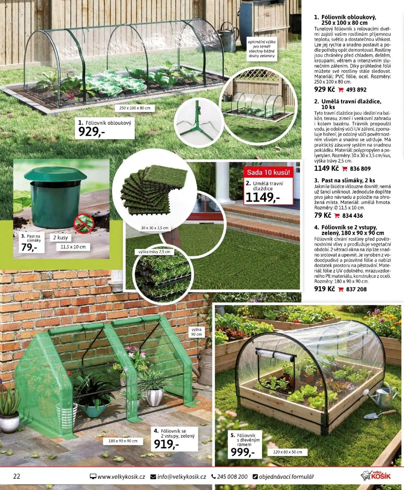 Velký Košík katalog duben 2026 od 01.04.2026 | Strana: 22 | Produkty: Pivo, Košík, Fóliovník, Rostliny