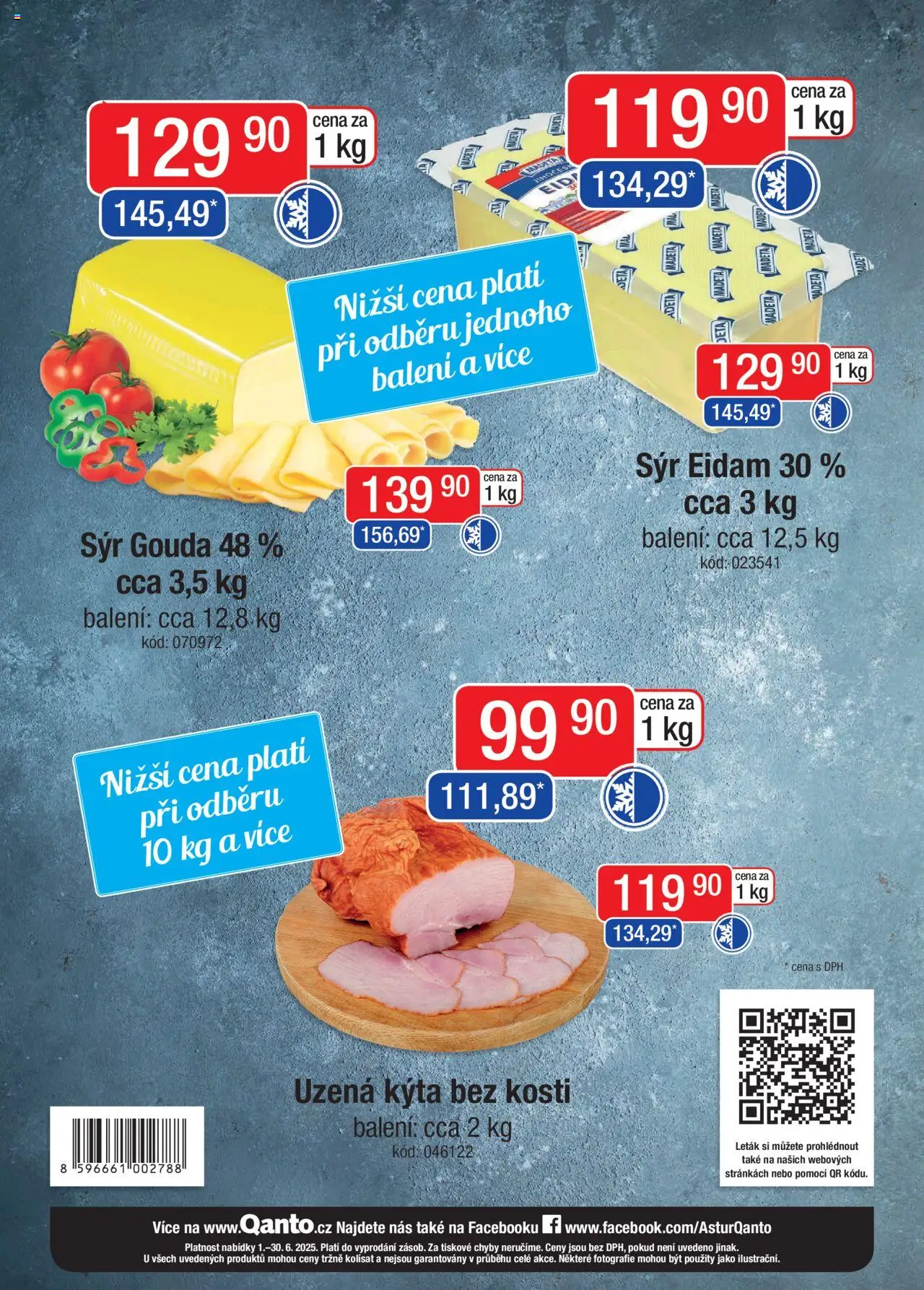 Astur & Qanto leták - Velkoobchod fresh 06/2025 od 01.06.2025 | Strana: 36 | Produkty: Gouda, Uzená kýta, Sýr Eidam 30, Kýta bez kosti