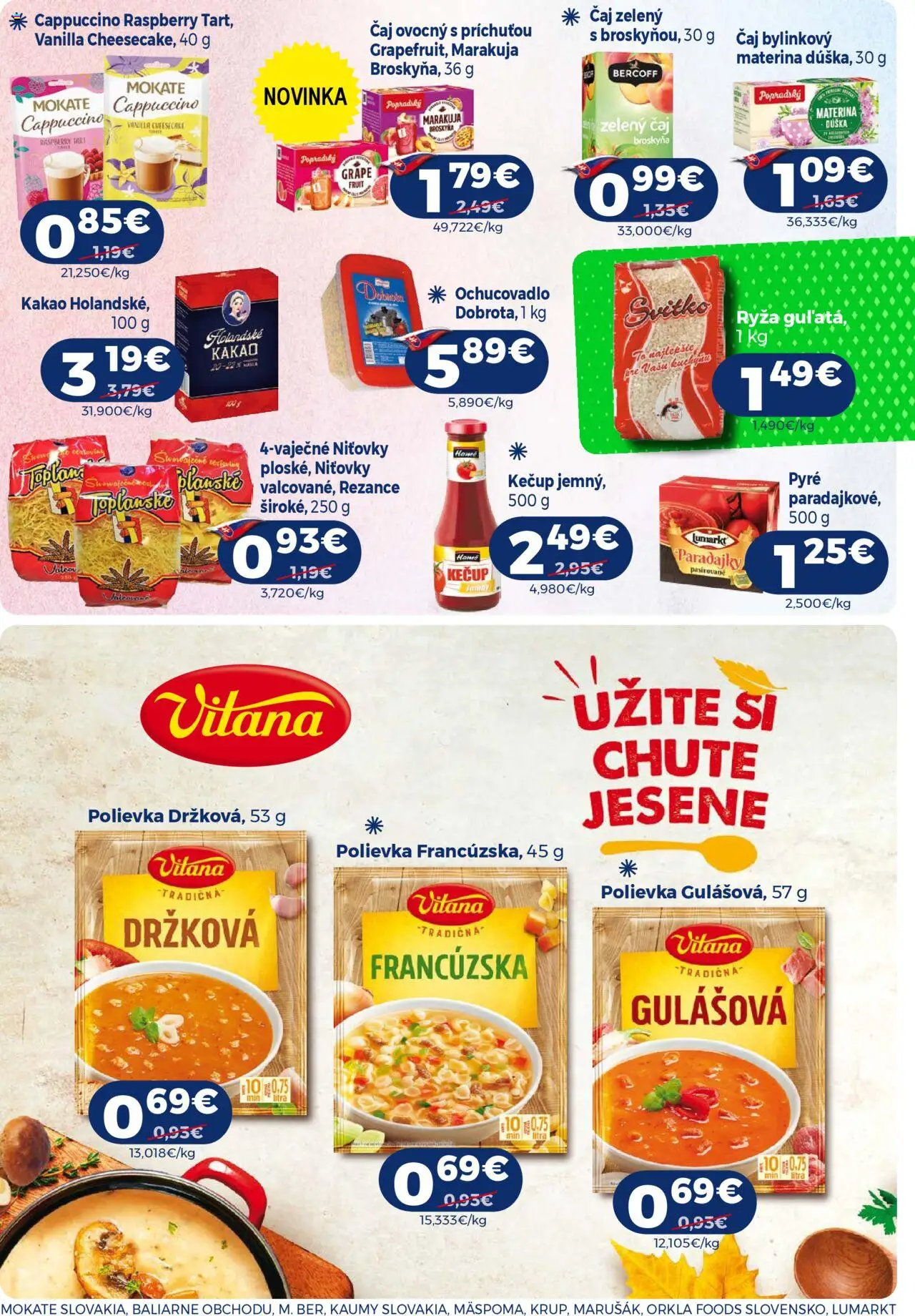 Nové Milk Agro akcie – leták je platný od 10.09.2025 | Strana: 9 | Produkty: Ryža, Čaj, Rezance, Kečup