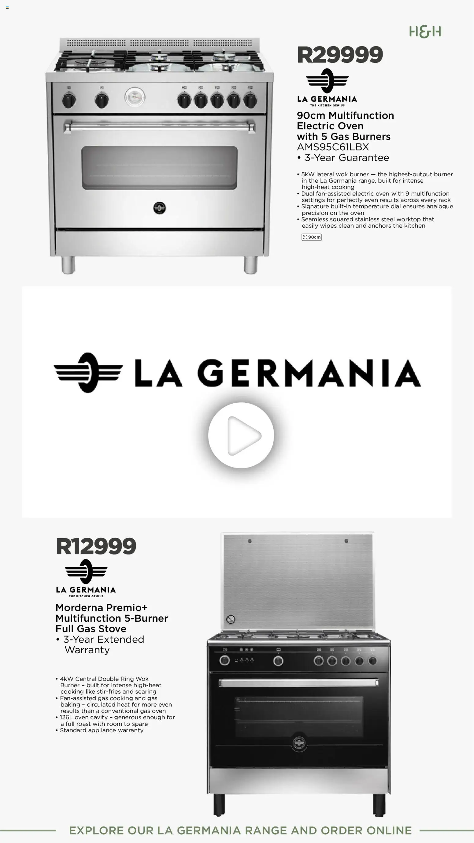 New House and Home catalogue – valid from 30.03.2026 | Page: 16 | Products: Oven, Stove, Gas stove