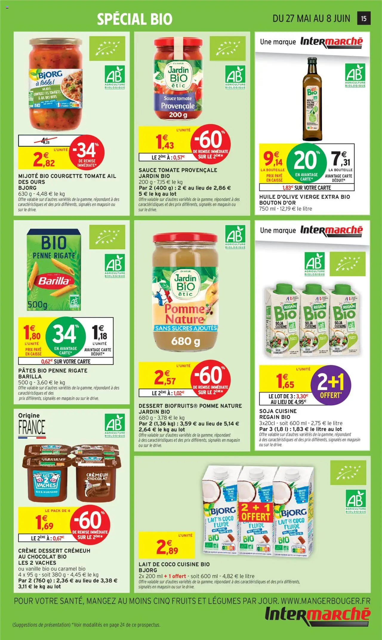  | Page: 16 | Produits: Lait, Huile, Chocolat, Crème