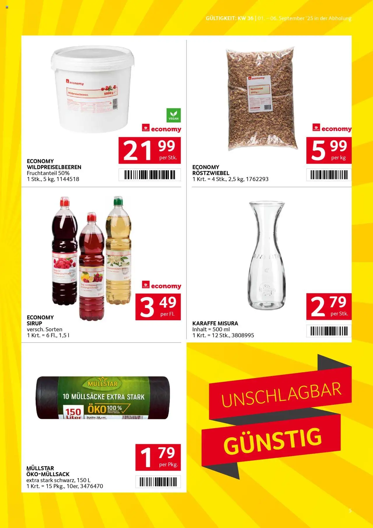 Transgourmet Flugblatt gültig ab 31.08.2025 | Seite: 5