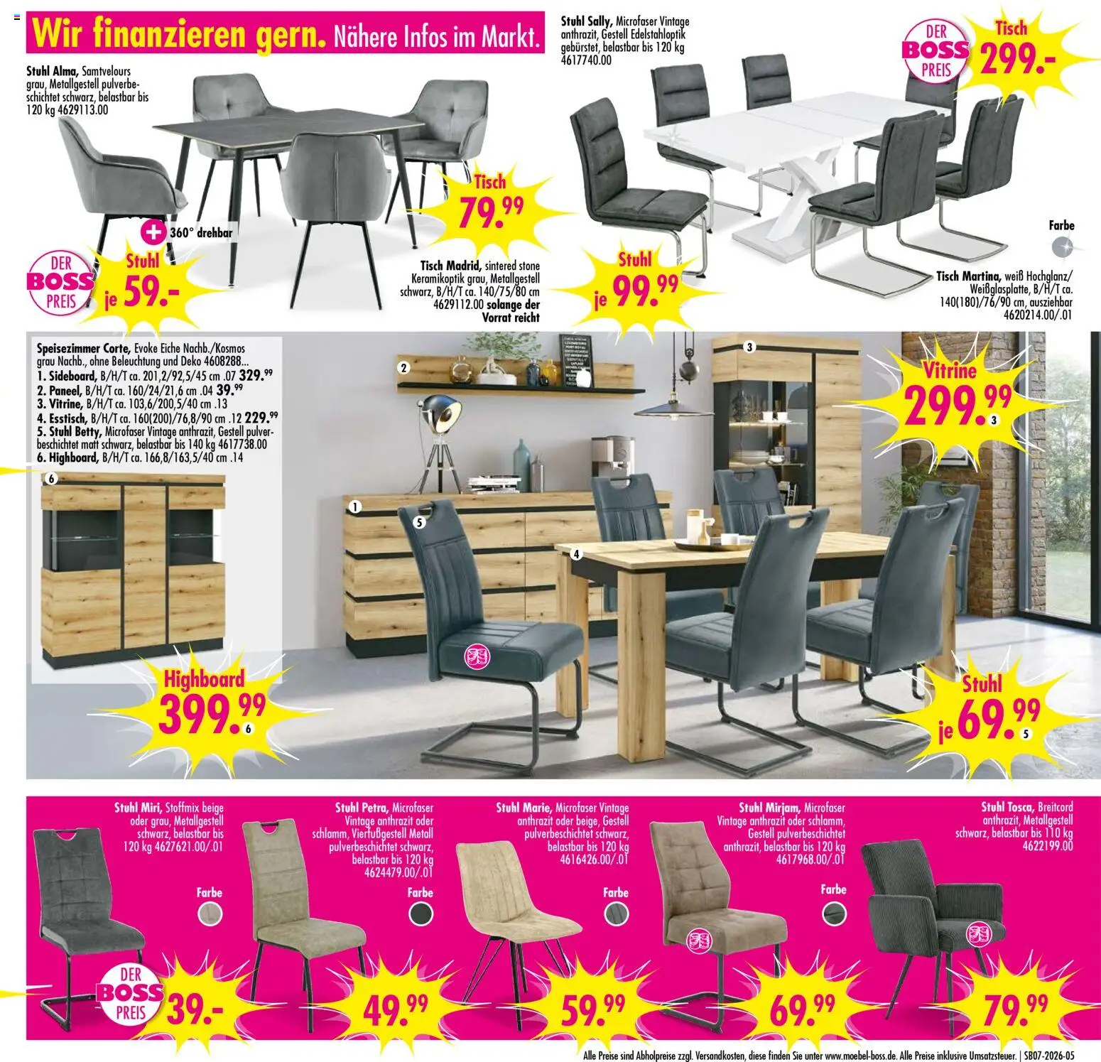 SB Möbel Boss Prospekt 	 – gültig ab 07.02.2026 | Seite: 5