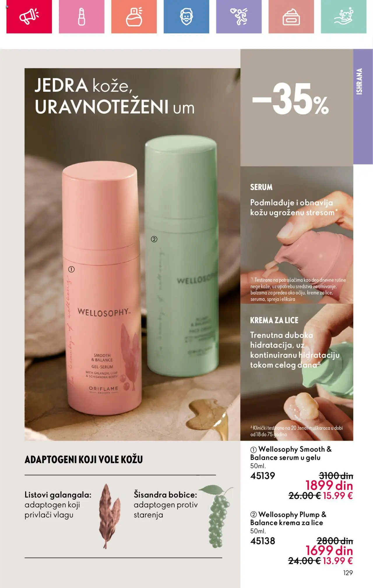 Oriflame katalog - važi od 22.06.2025 | Strana: 129 | Proizvode: Krema