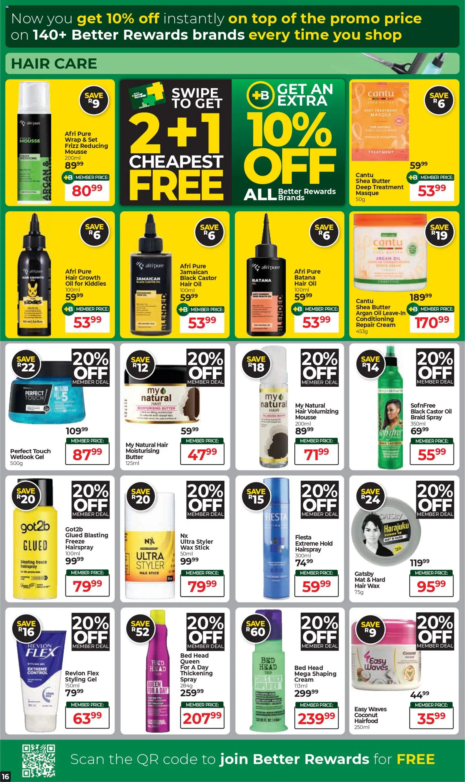 New Dis-Chem catalogue – valid from 18.11.2025 | Page: 16 | Products: Oil, Ham, Hair oil, Cream