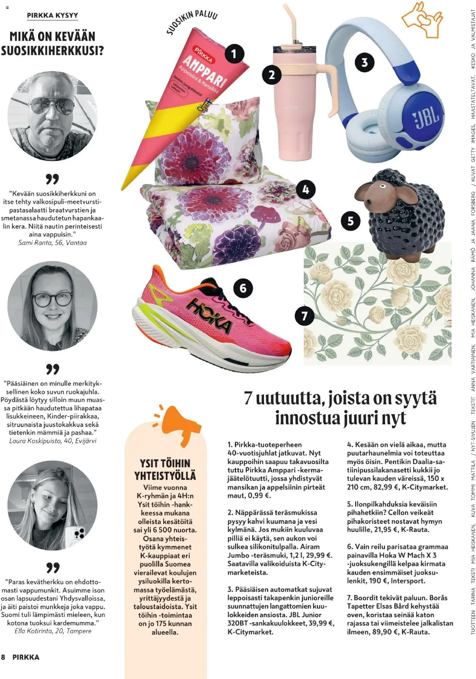 K-Market tarjoukset - Pirkka – voimassa 25.03.2026 alkaen | Sivu: 8 | Tuotteet: Voi, Kahvi, Kerma