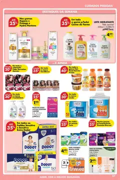 Pré-visualização Pingo Doce Poupe Esta Semana Açores válido de 19.02.2026 | Página: 27 | Produtos: Papel higiénico, Banana, Leite, Banho
