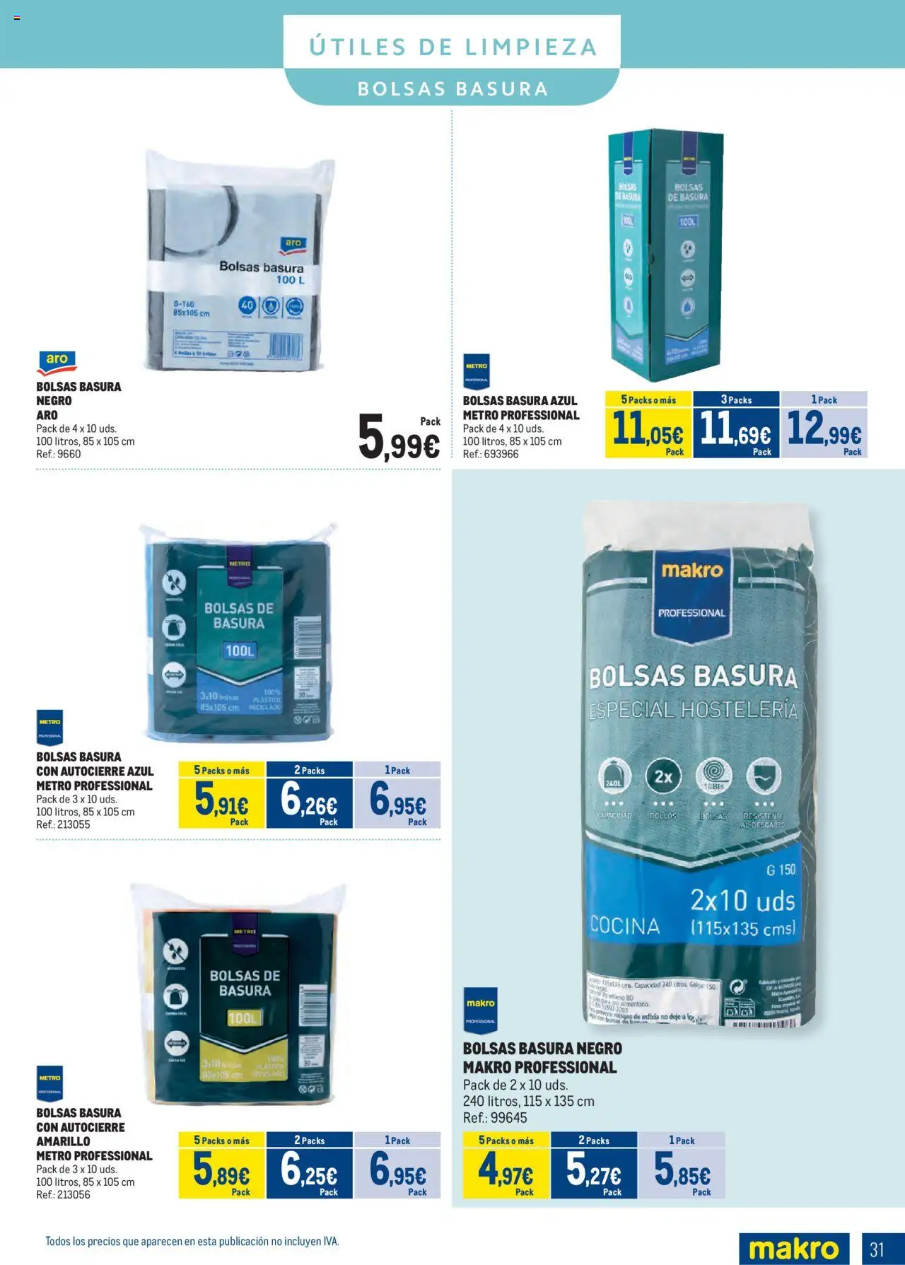Makro - Especial Limpieza Norte II │ válido desde el 01.09.2025 | Página: 31 | Productos: Cocina