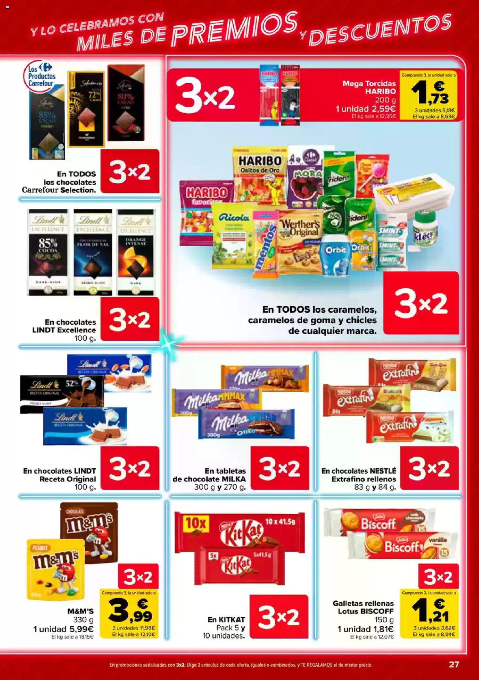 Carrefour folleto │ válido desde el 23.04.2026 | Página: 27 | Productos: Chocolate, Κεραία, Galletas, Galletas rellenas