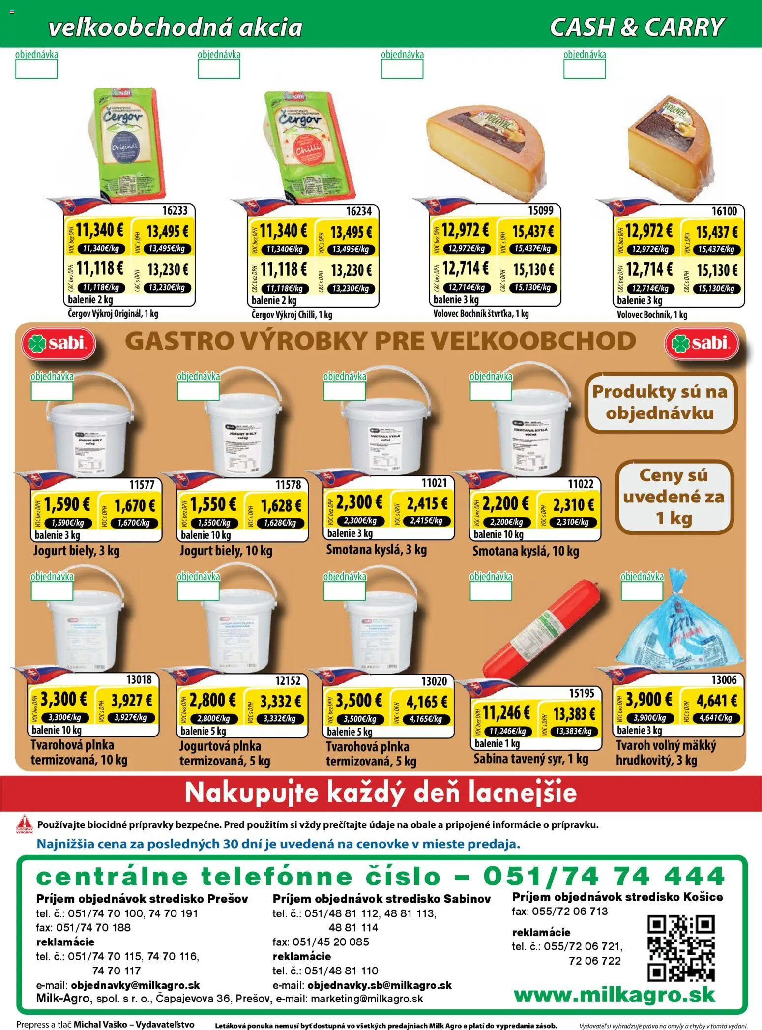 Nové Milk Agro akcie – leták je platný od 18.02.2026 | Strana: 8 | Produkty: Jogurt, Smotana, Chilli, Tvaroh