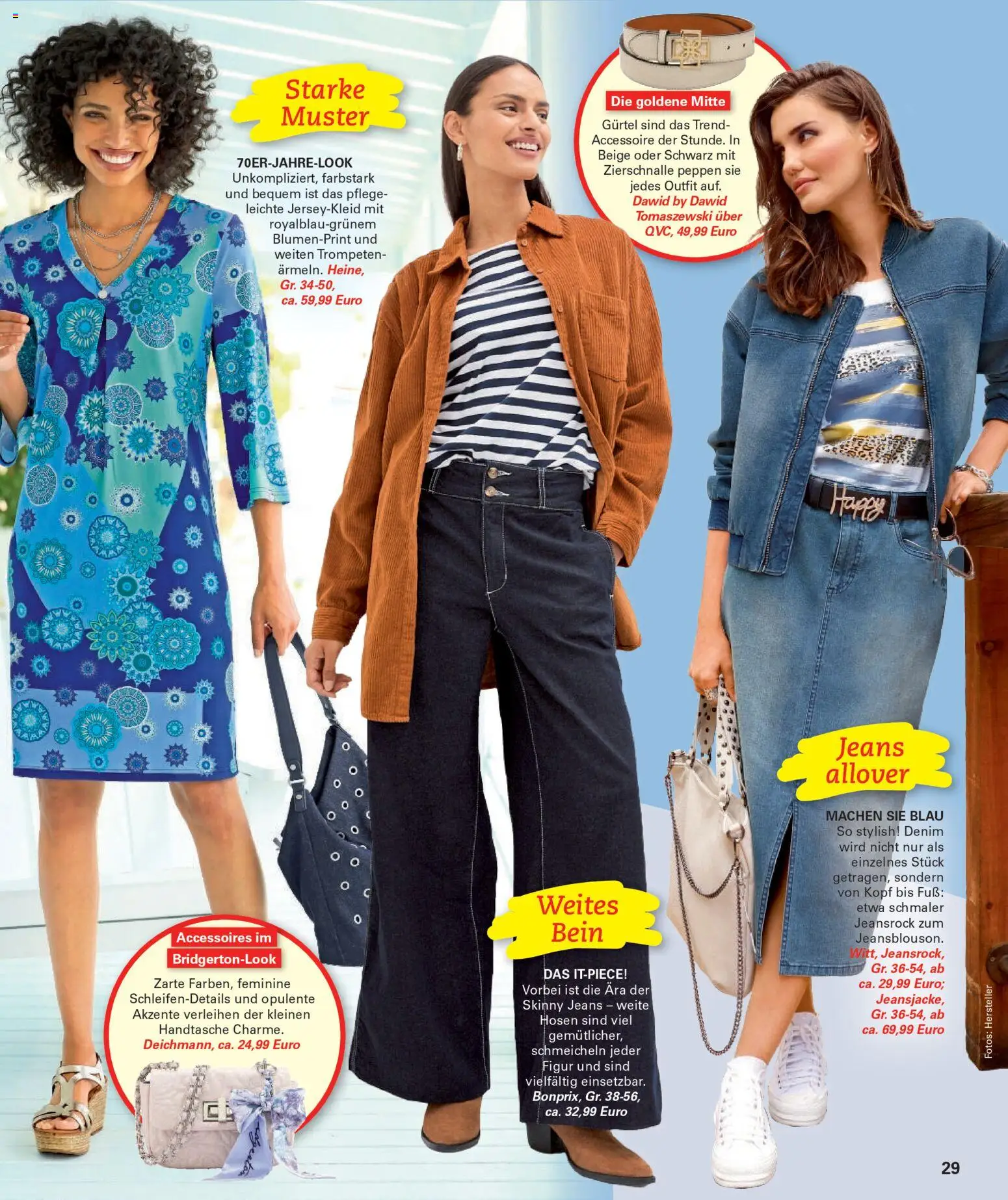 Poco Prospekt Wohnwelt Frühling 2026 – gültig ab 16.02.2026 | Seite: 29 | Produkte: Jeansrock, Handtasche, Gürtel, Jeans