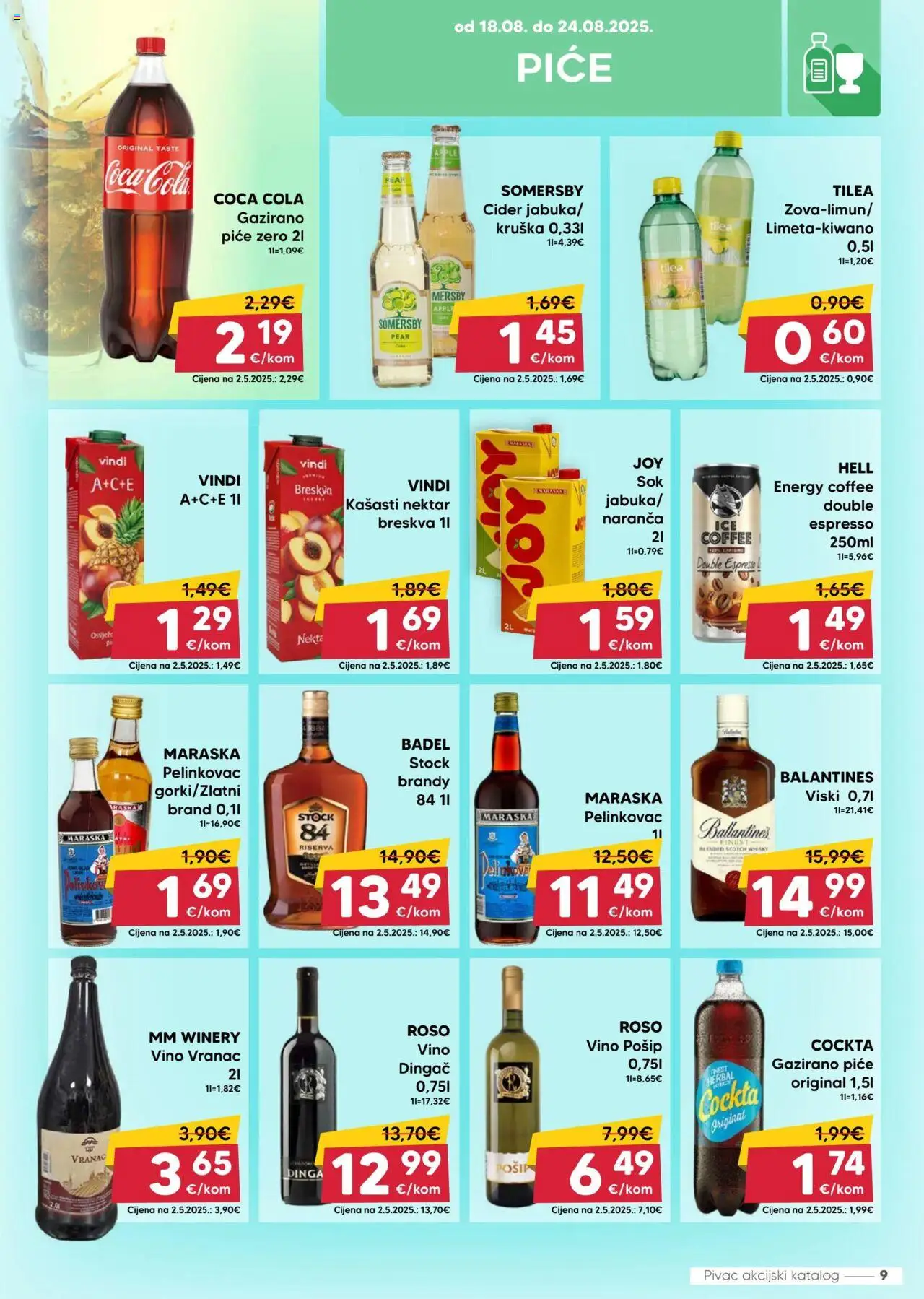 Pivac katalog | vrijedi od 18.08.2025 | Stranica: 9