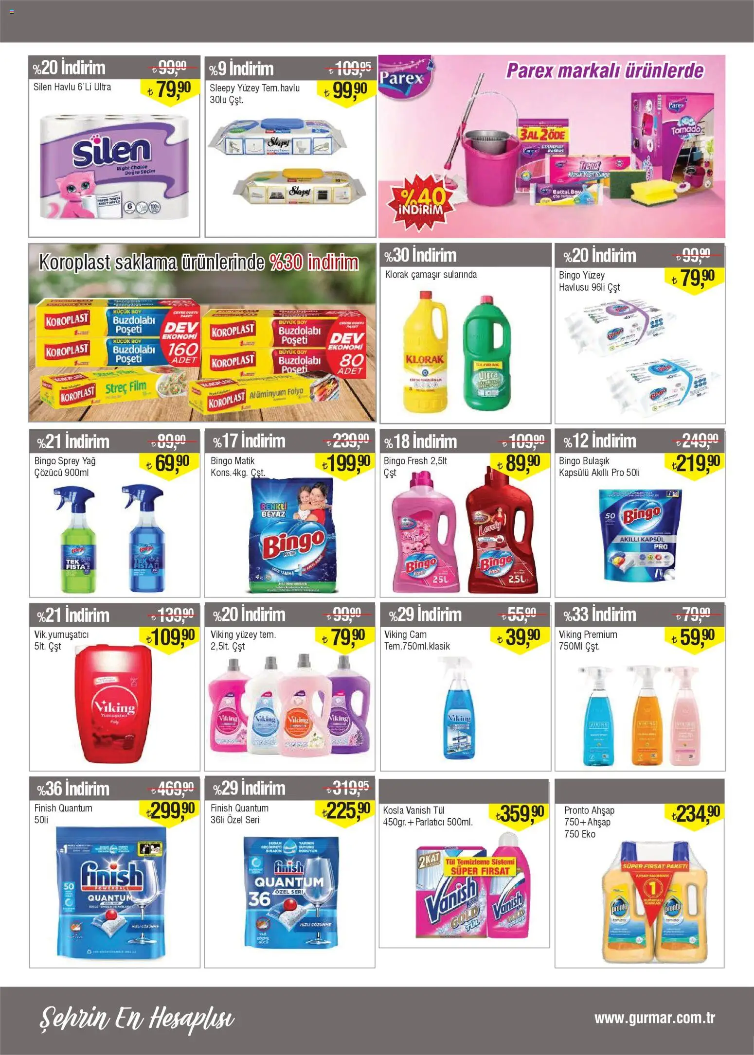 Gürmar Katalog - 01.02.2026 tarihinden itibaren geçerlidir | Sayfa: 14 | Ürünler: Parlatıcı, Yağ, Ot, Buzdolabı